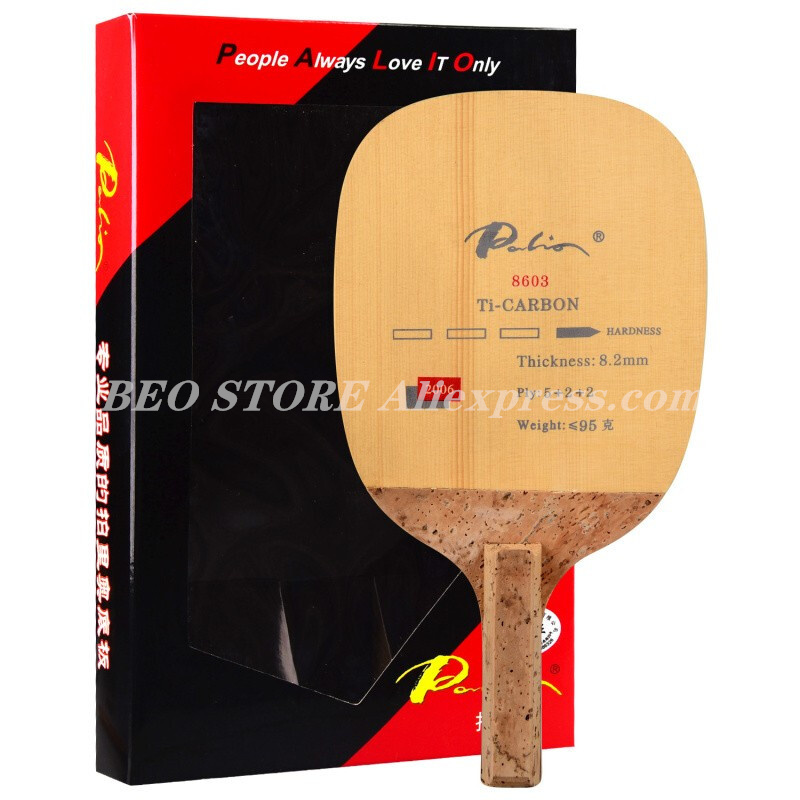 Cricket Bat Tape Ball - PALIO 8603 카본 티타늄 탁구 블레이드