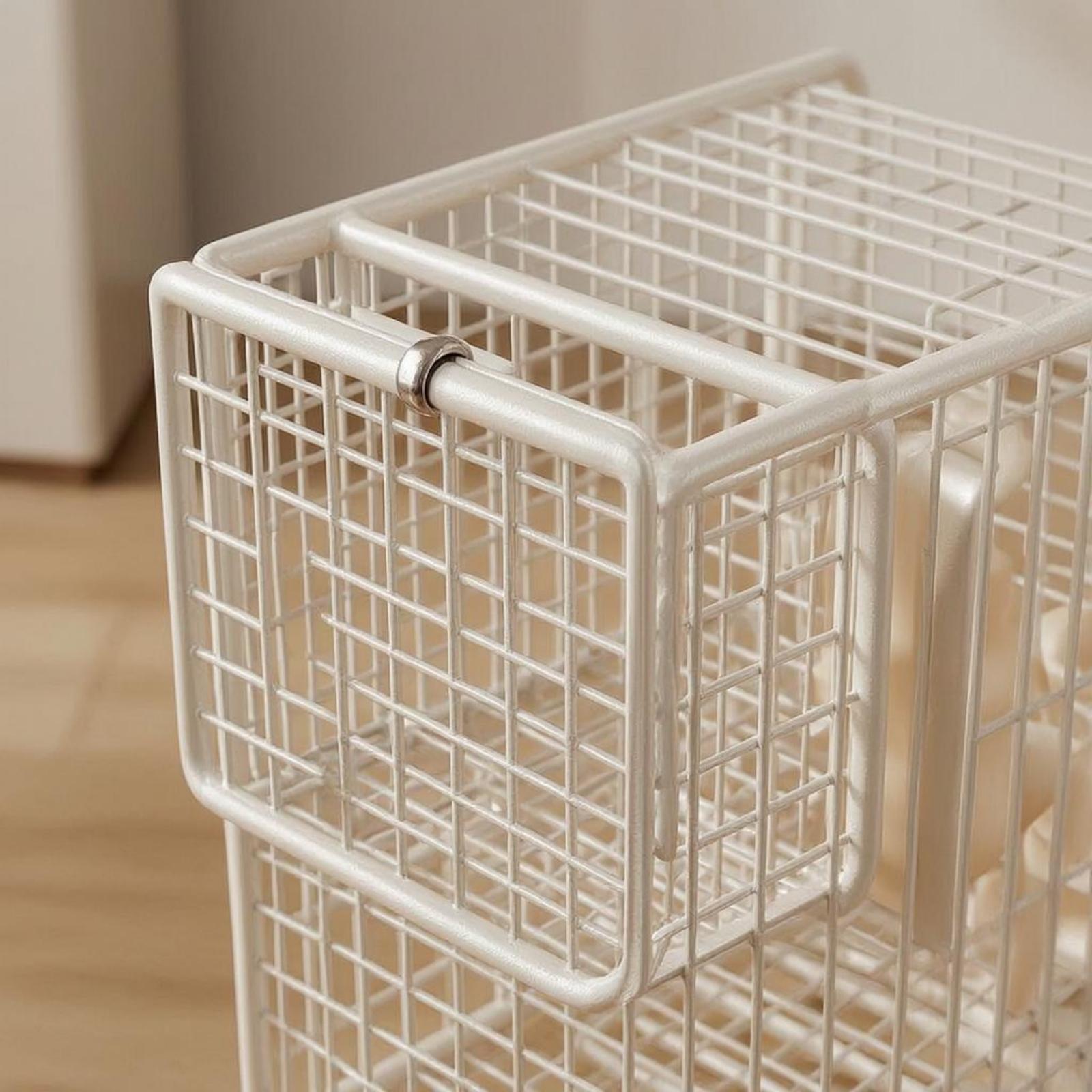 Sports Equipment For Home - 다용도 금속 와이어 수납 카트 (스포츠