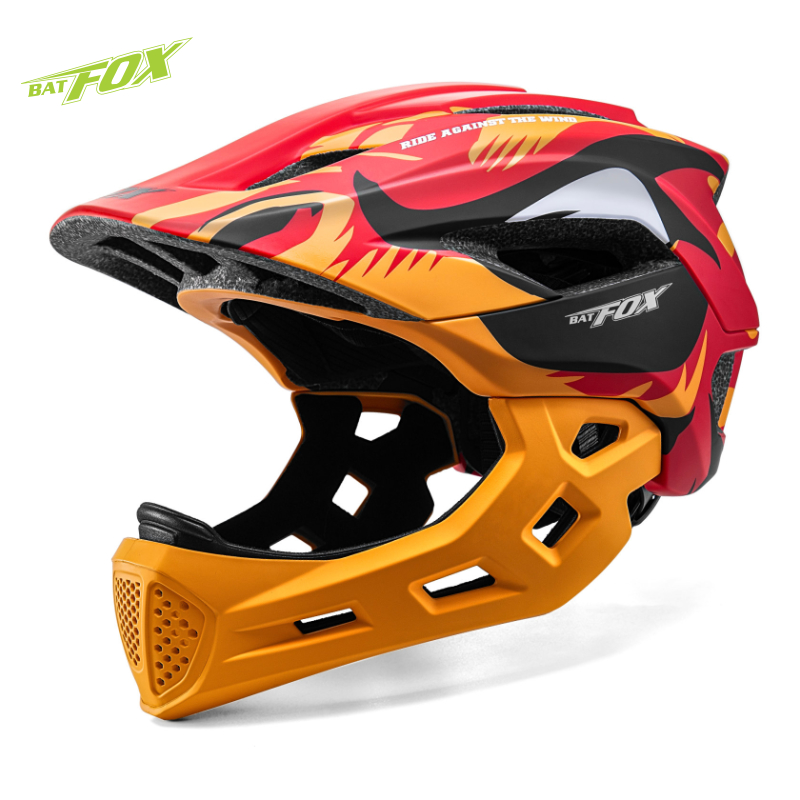 BATFOX 어린이 풀 페이스 자전거 헬멧 분리형 사이 - Sports Equipment Stores 리뷰 및 가격