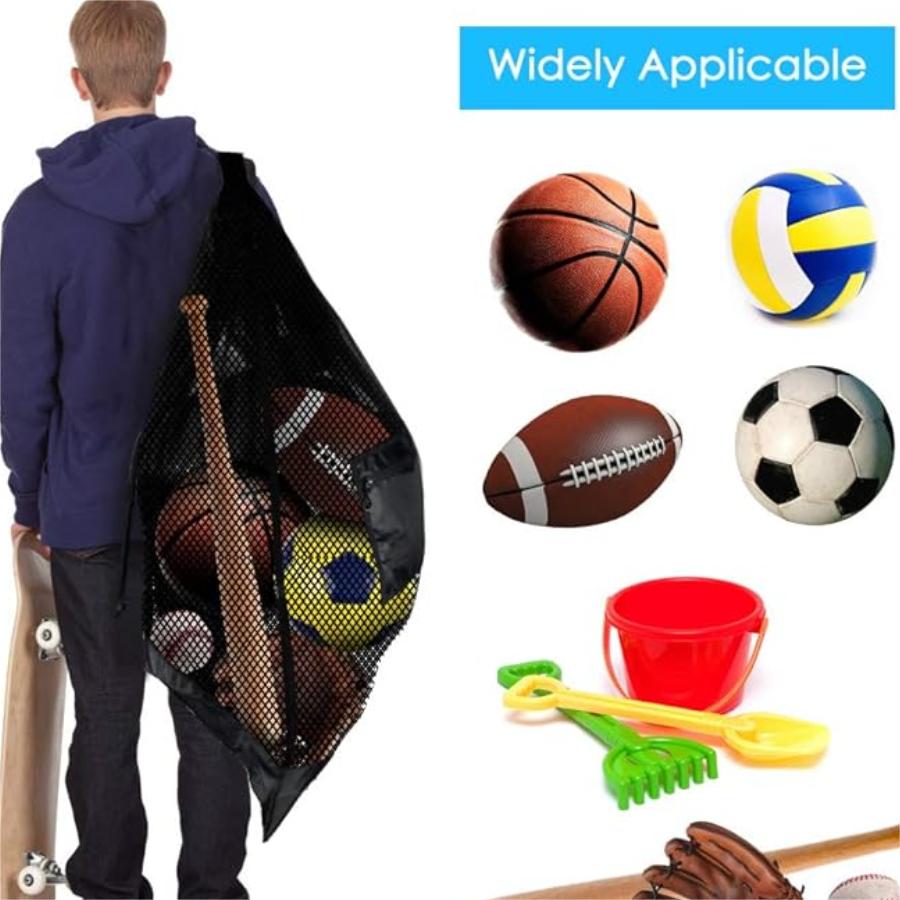 어깨끈이 달린 대형 메쉬 스포츠 가방, 농구, 배구,  - Sports Equipment Stores 리뷰 및 가격
