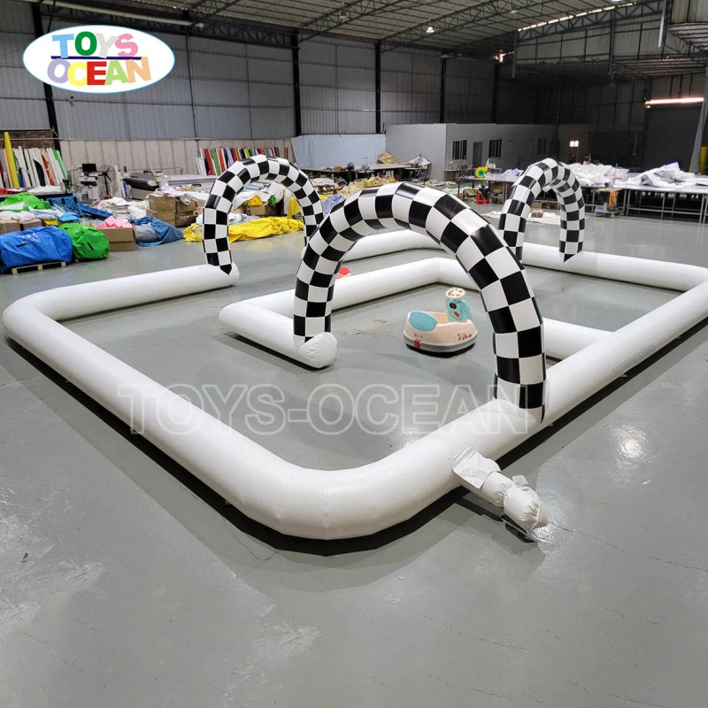 맞춤형 PVC 풍선 범퍼카 경주 트랙 실내외 놀이터 장 - Sports Equipment And Facilities 리뷰 및 가격