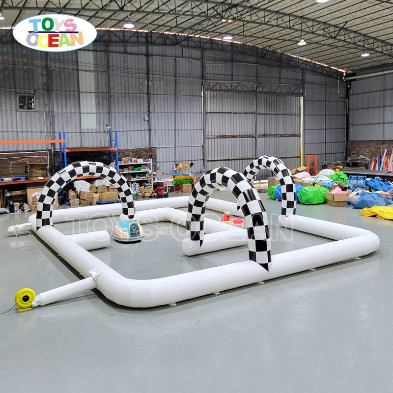 맞춤형 PVC 풍선 범퍼카 경주 트랙 실내외 놀이터 장 - Sports Equipment And Facilities 리뷰 및 가격