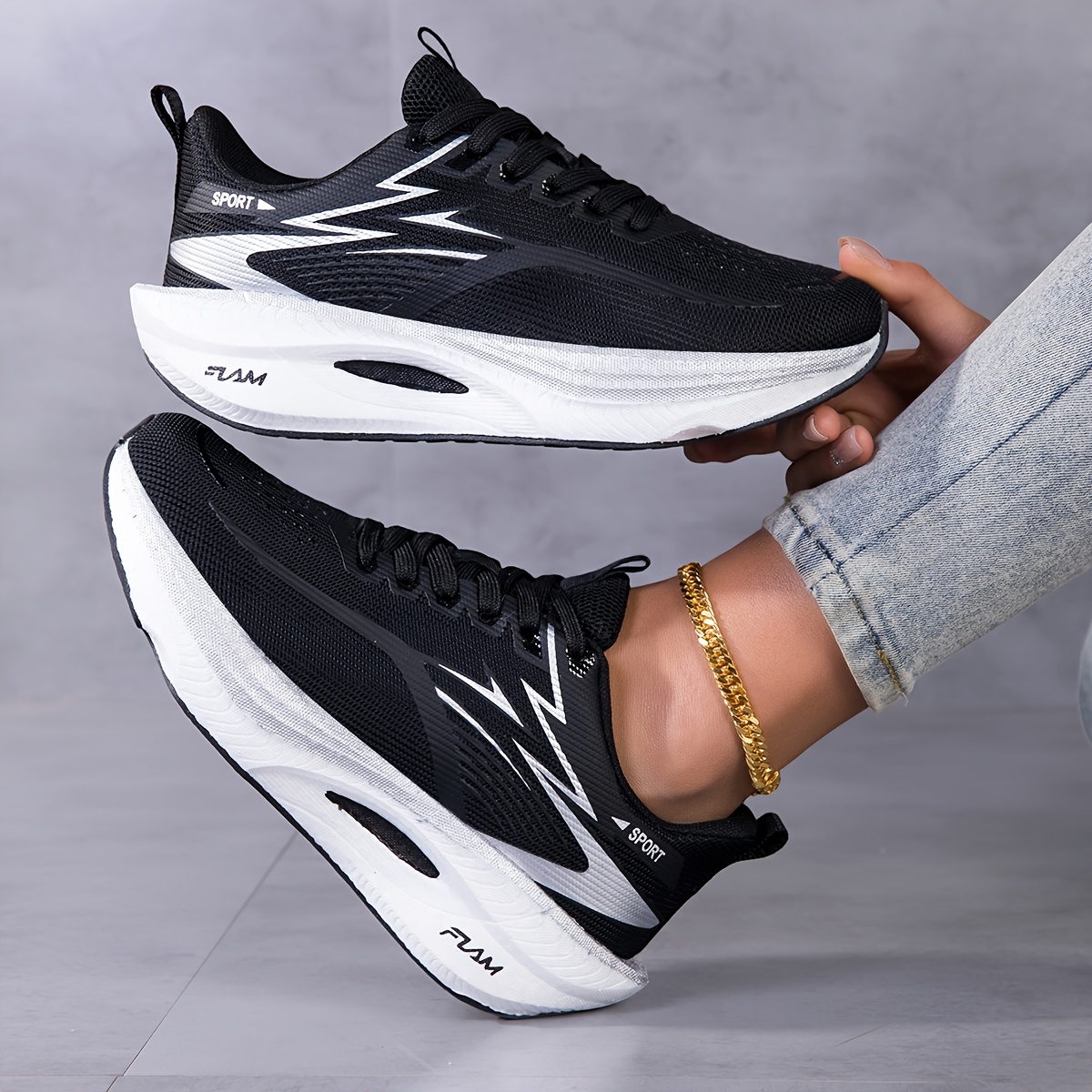 여성 스니커즈 신발 통기성 좋은 가벼운 러닝화 미끄럼  - Sports Equipment For Running 리뷰 및 가격