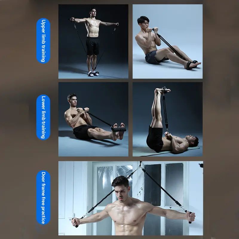 페달 텐션 로프 풀러 운동 집에서 다기능 피트니스 운동 - Sports Equipment Stores 리뷰 및 가격