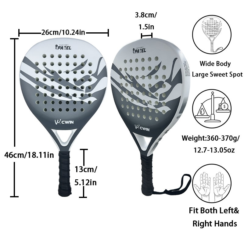 2026 Cwin 패들 라켓 카본 파이버 경량 EVA  - Padel Racket Carbon 리뷰 및 가격