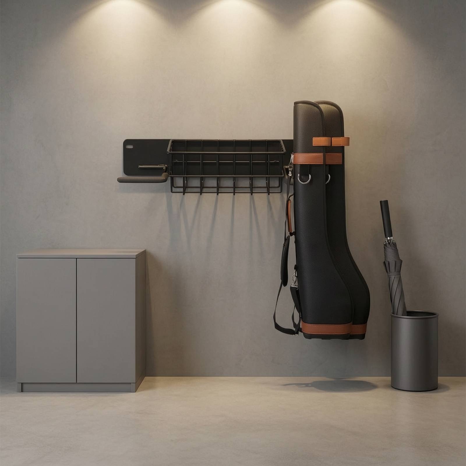 골프 보관 랙 벽걸이형 골프 랙 바구니 포함 스포츠 장 - Sports Equipment Organizer Rack 리뷰 및 가격