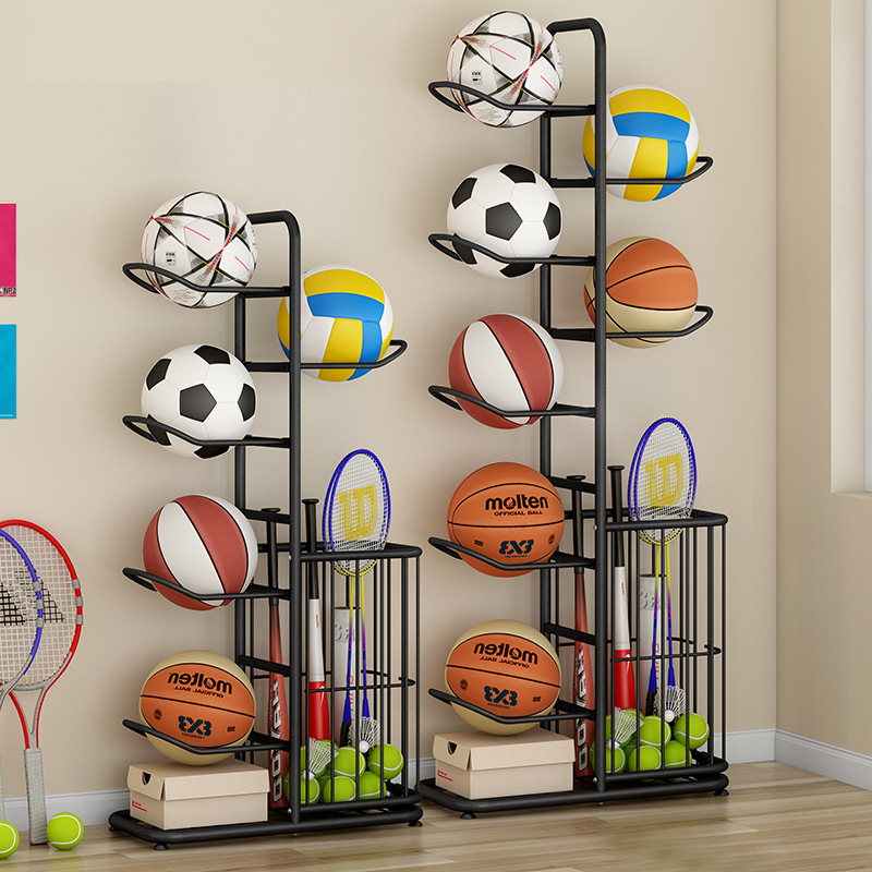 스포츠 공 보관 랙 농구 배드민턴 배구 독립형 스포츠  - Sports Equipment Organizer Rack 리뷰 및 가격