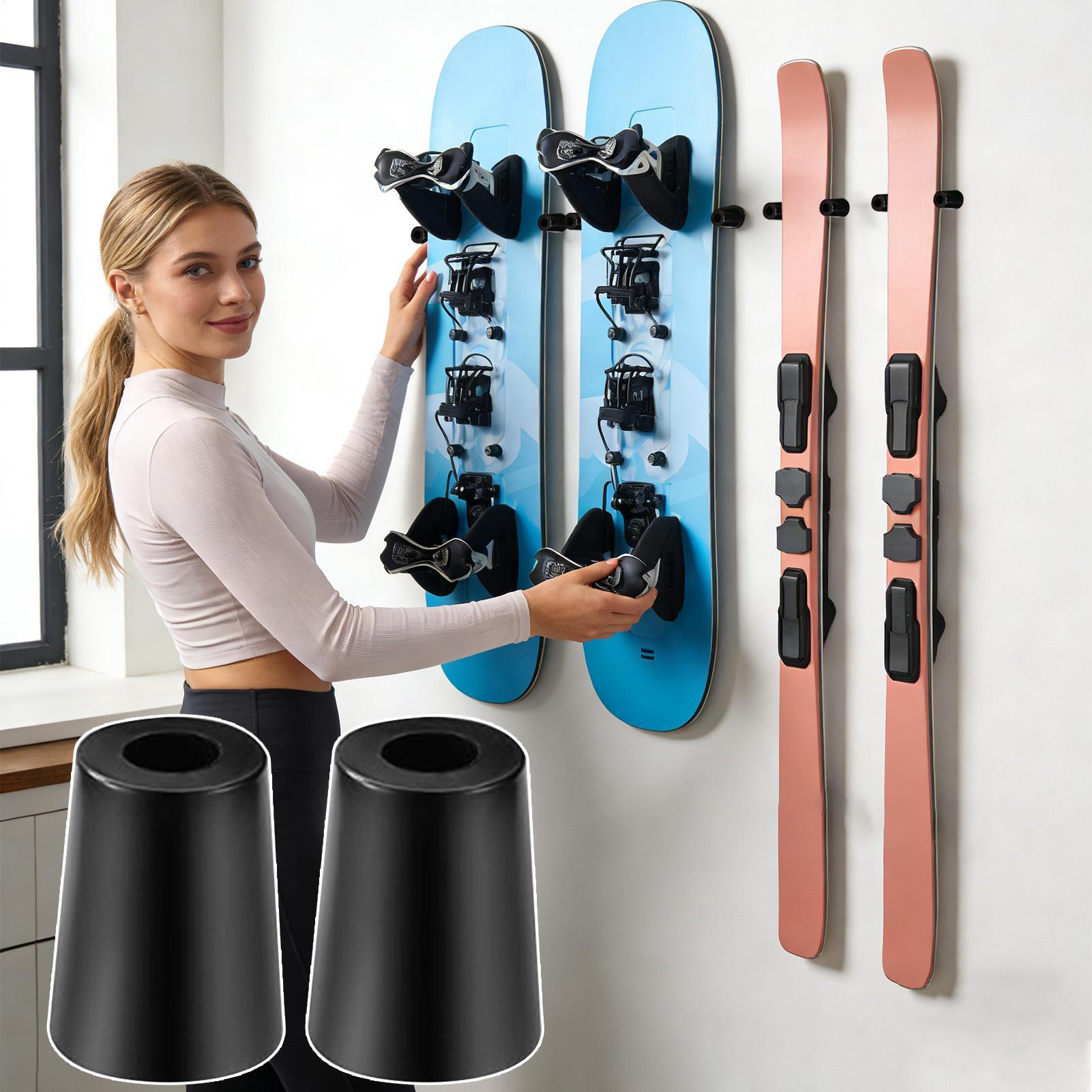 벽걸이형 스키 홀더 수직 스노보드 보관 스키 보관함 차 - Sports Equipment Stores 리뷰 및 가격